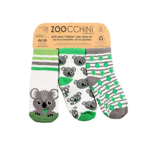 Zoocchini  Buddy Baby 3 Pc Socks Kai the Koala