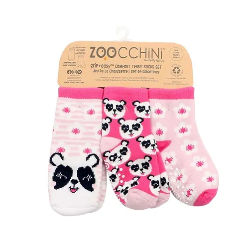 Zoocchini  Buddy Baby 3 Pc Socks Pippa the Panda