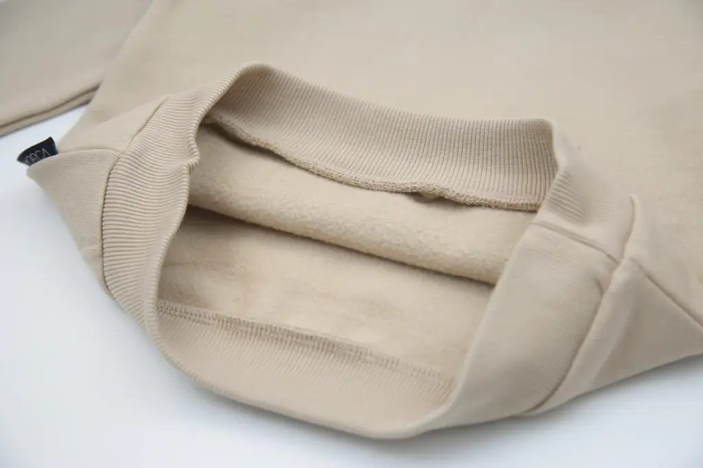 KidORCA Brushed Terry Hoodie _ Wheat