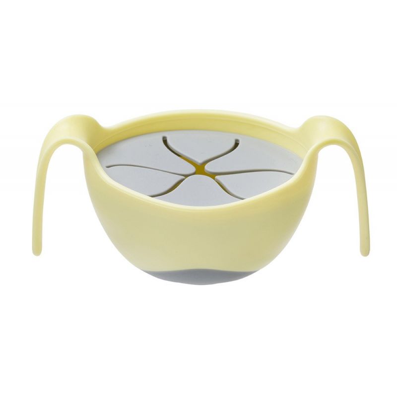 B.box Bowl+Straw -Banana Split - Yellow