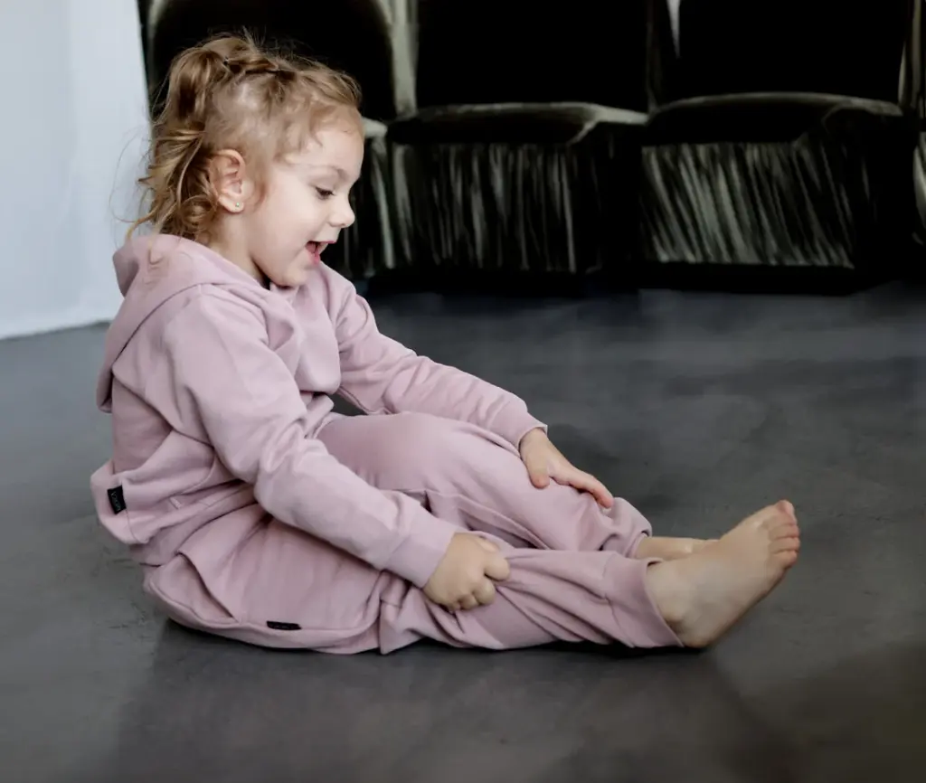 KidORCA Brushed Terry Sweatpants _ Dove