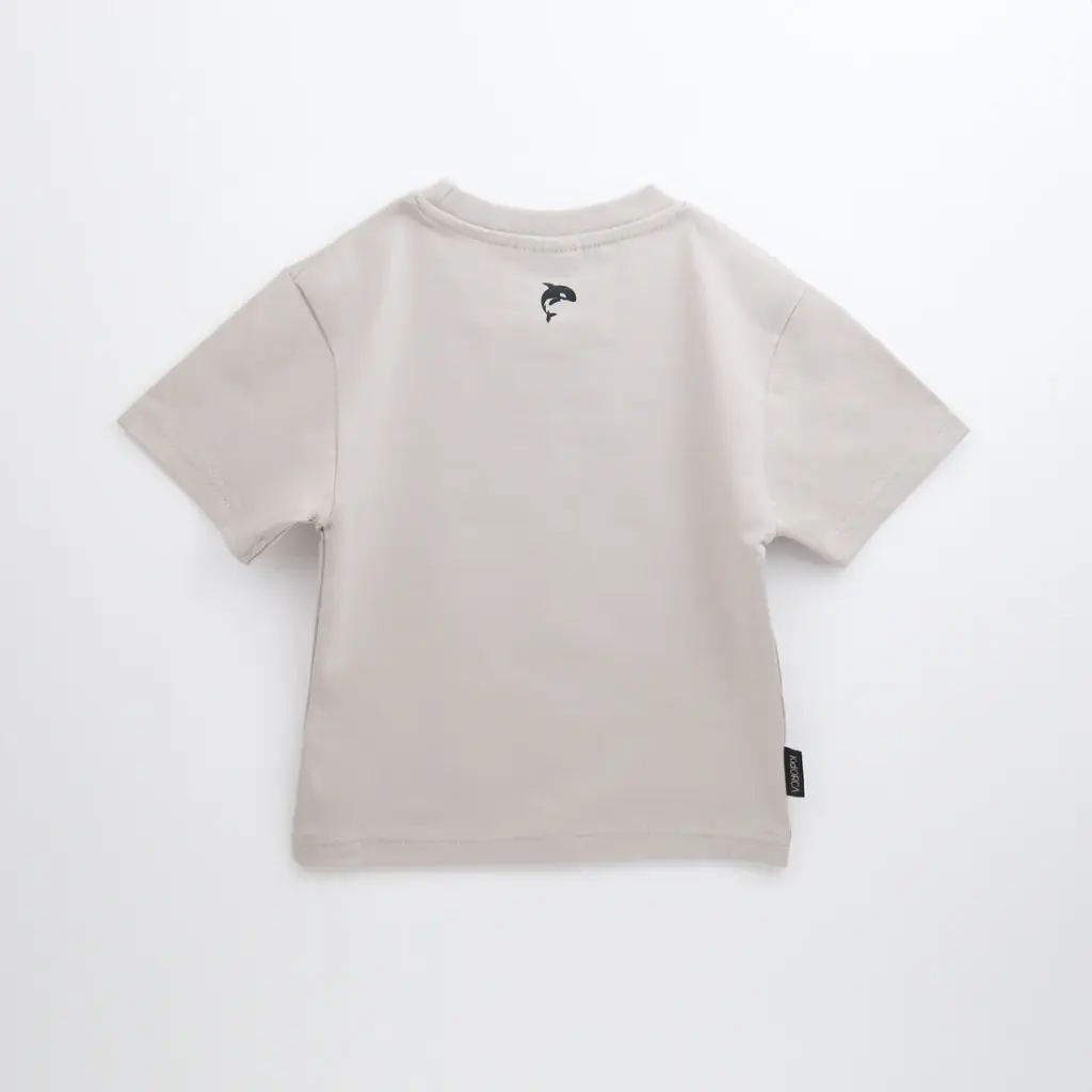 KidORCA Brushed Terry Hoodie _ Dove