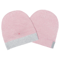 Juddlies Designs Baby Raglan Hat Organic Cotton Dogwood Pink 4 to 12 Months