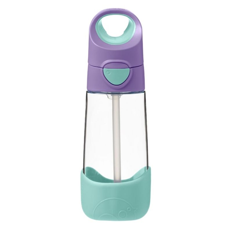 B.box Butelka Tritanowa Ze Słomką Lilac Pop 450 Ml