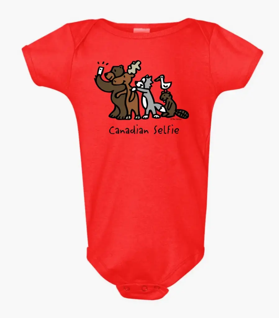 Onesie - GGS Canadian Selfie 3090 - Red (6M)