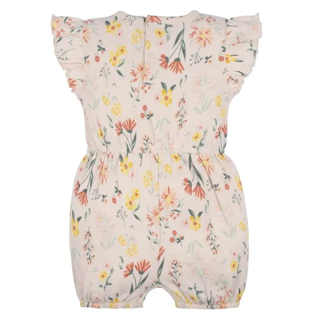 Gerber 1-Pack Baby Girl Wildflower Romper