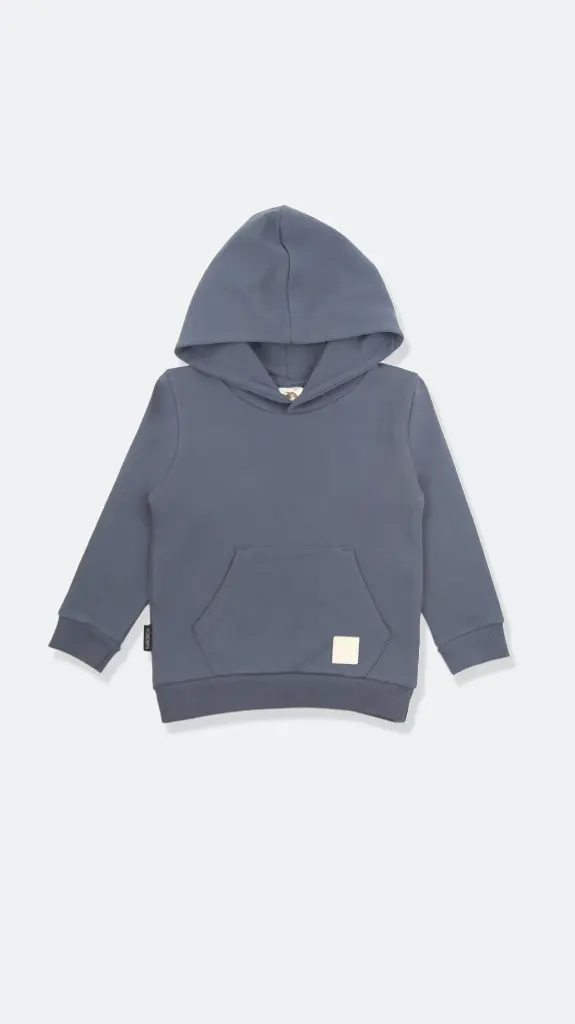 KidORCA French Terry Hoodie _ Fjord (6-9M)
