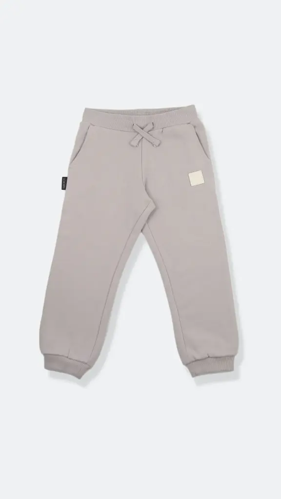 KidORCA Brushed Terry Sweatpants _ Dove (6-9M)