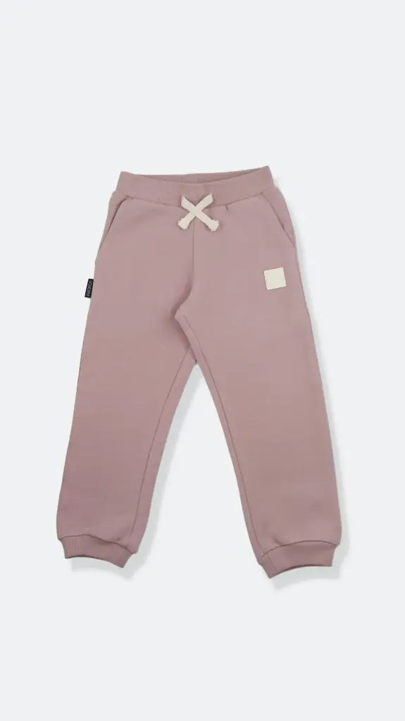 KidORCA BFrench Terry Sweatpants _ Mauve (6-9M)
