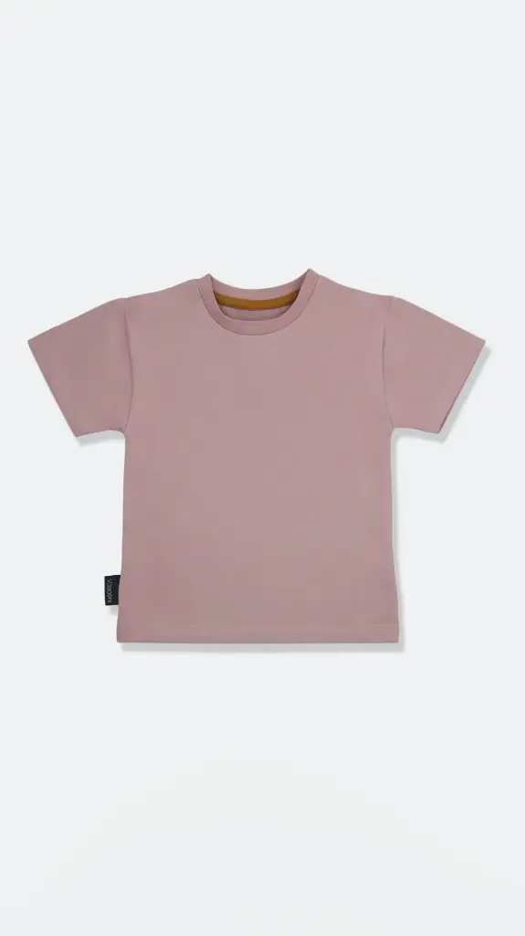 KidORCA Tee _ Mauve (6-9M)