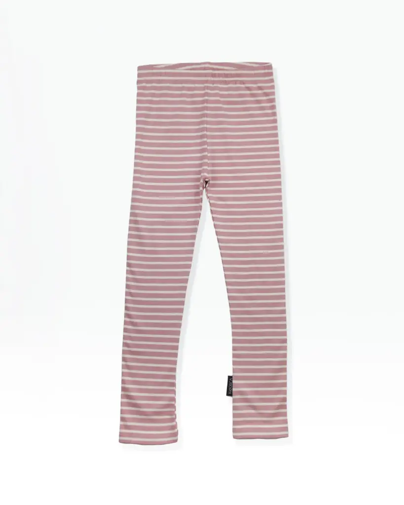 KidORCA Extra Long Leggins _ Stripe / Mauve