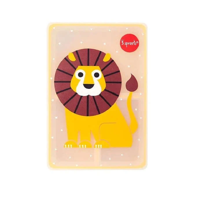 3 Sprouts Silicone Bento Box/ Lunch Box - Lion