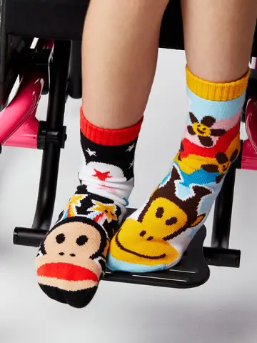 Pals Socks Fun Mismatched Non-Slip Julius & Clancy (1-3Y)