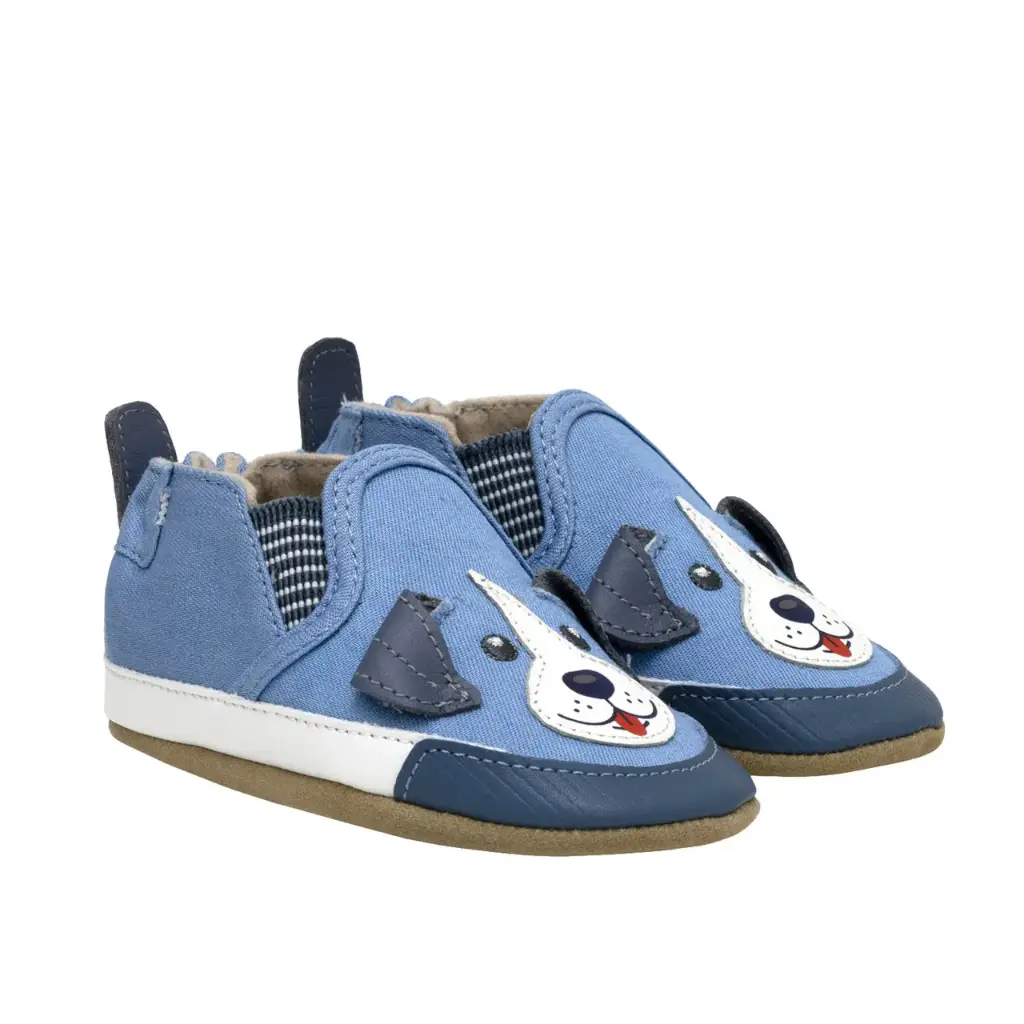 Robeez Soft Soles - Doug Blue (0-6m)