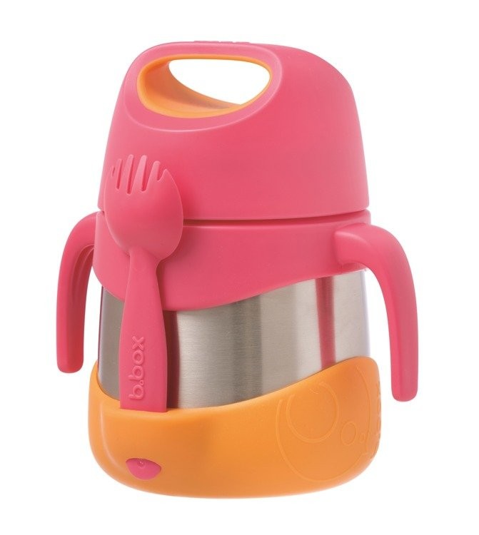 B.box Insulated Food Jar - 335ml -  Strawberry Shake