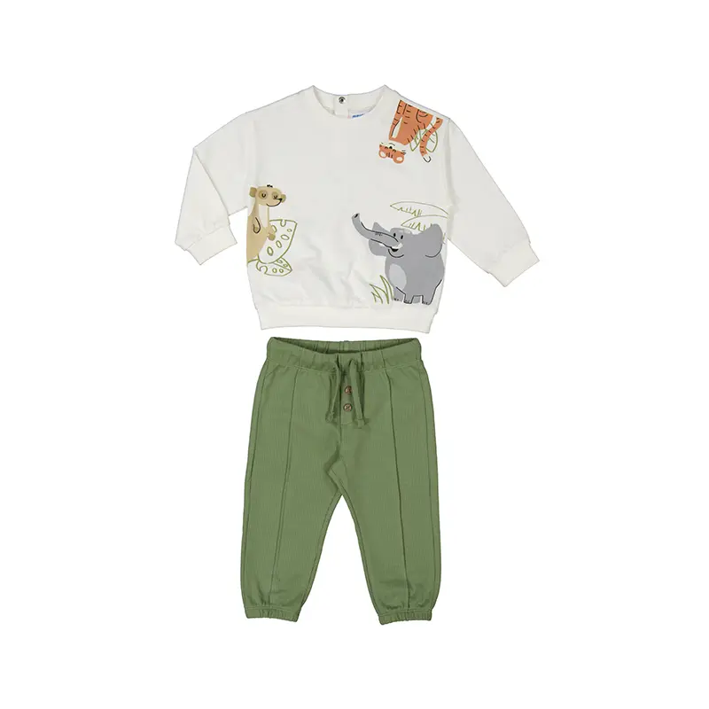 Mayoral  Pullover Tracksuit Set - 1841 - Sage (6M)