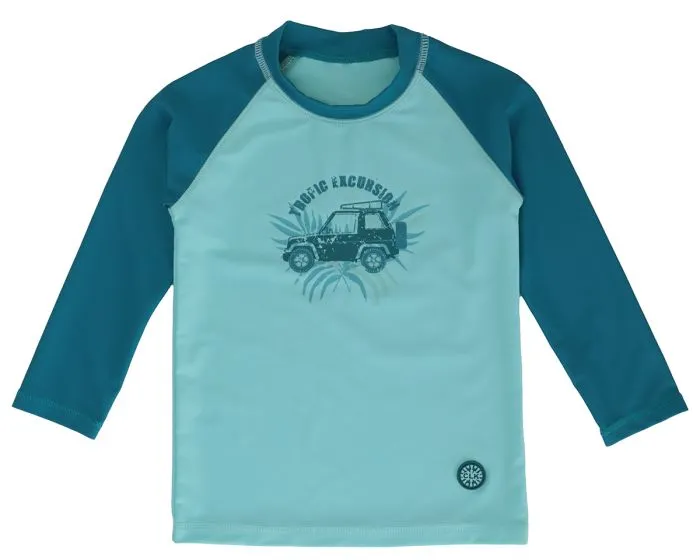 Calikids Swim Boys Jeep UV Swim Top/UV T-Shirt Maillot Jeep