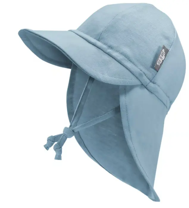 Jan & Jul Sun Soft Cotton Baby Cap - Stromy Blue (M 6-24m)