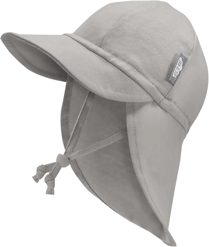Jan & Jul Sun Soft Cotton Baby Cap - Grey