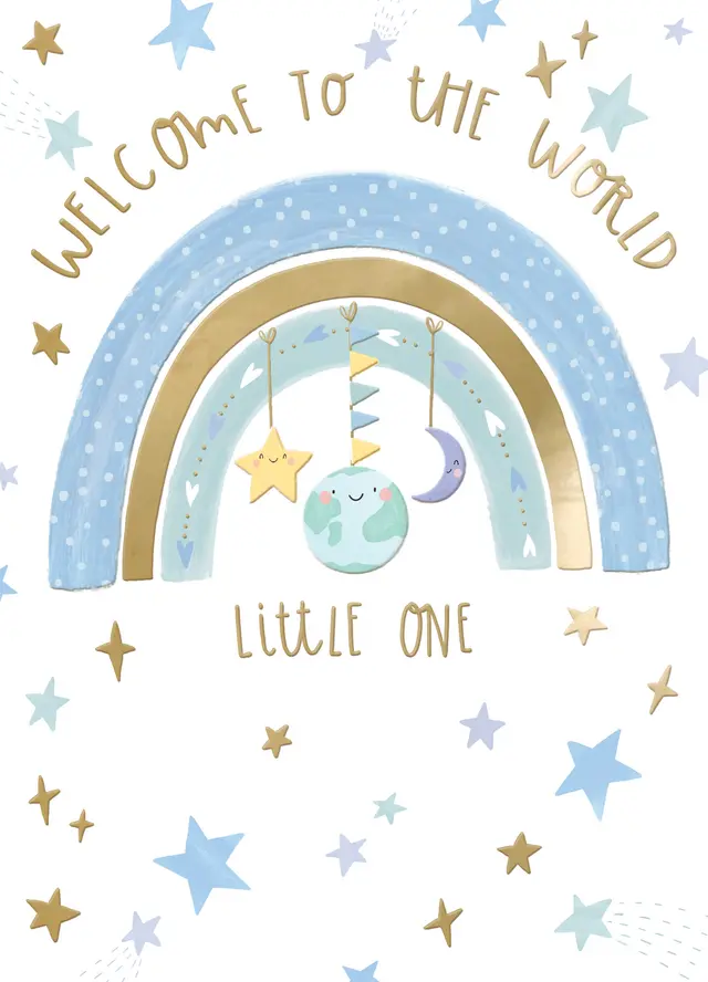 Incognito Greeting Cards Baby Shower SEC-ELML069 - Boy