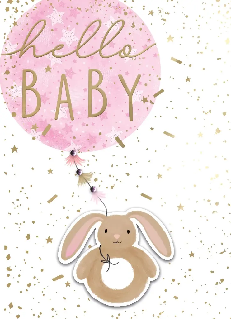 Incognito Greeting Cards Baby Shower SEC-YT679 - Girl