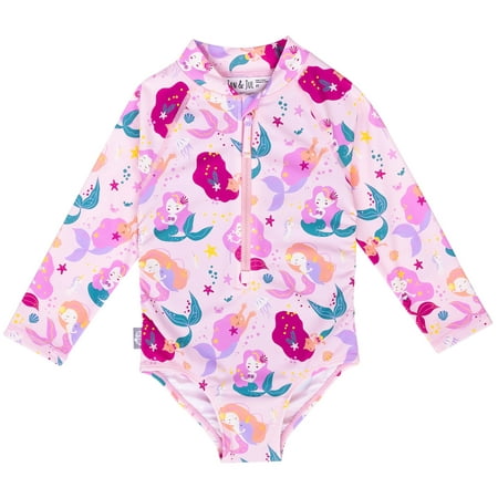 Jan & Jul Swim suit - Pink Mermaid