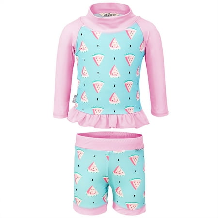 Jan & Jul Swimsuit 2pc Watermelon (6-12M)