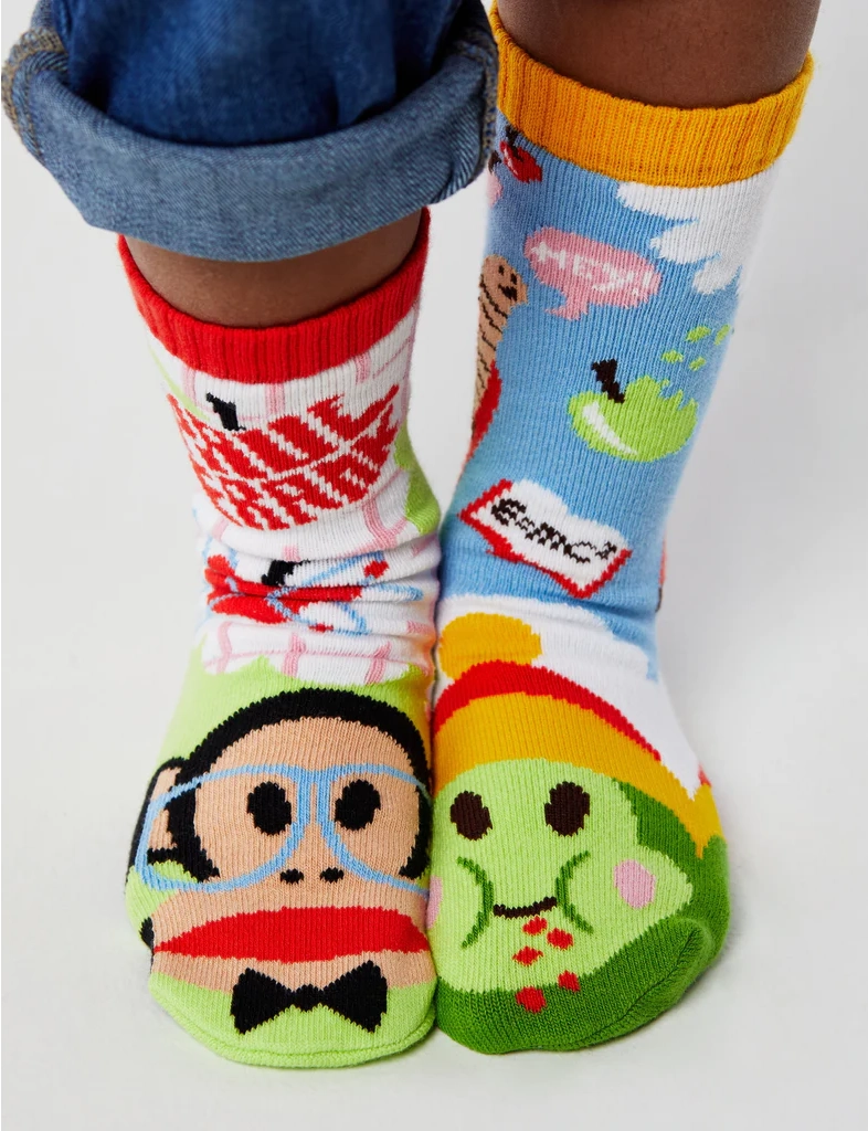 Pals Socks Fun Mismatched Non-Slip Julius & Sam