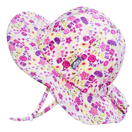 Jan & Jul Cotton Floppy Hat - Wildflower (S 0-6m)