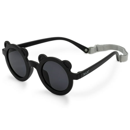 Jan & Jul Urban Xplorer Sunglasses Bear UV400  Flexible - Black