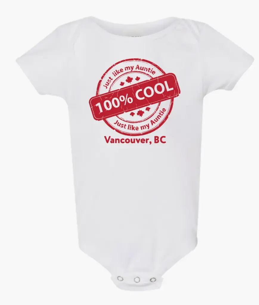 Onesie - GGS 100% Cool Auntie 1807 - White
