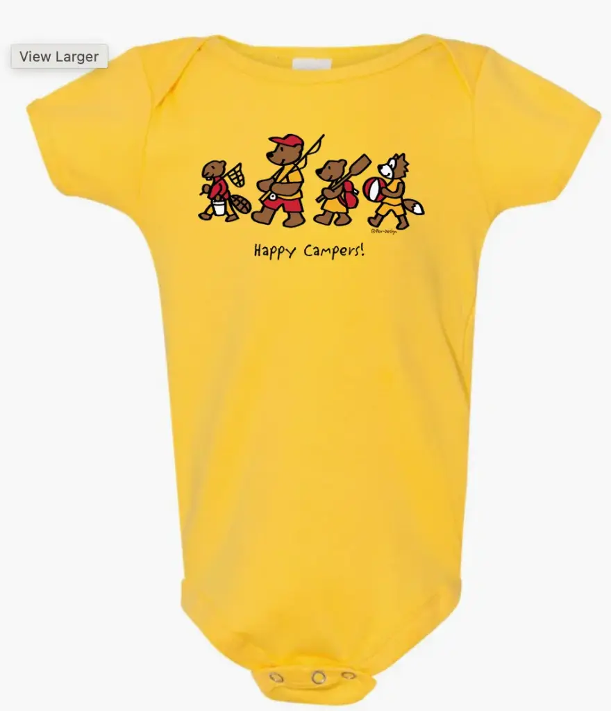 Onesie -GGS Happy Campers 3908 - Yellow