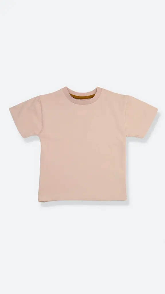 KidORCA Tee _ Pale Rose (6-9M)