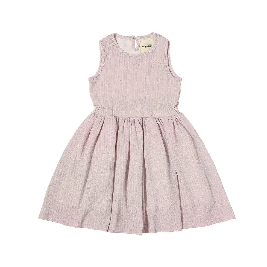 Vignette London Dress V1168B - Blush Sparkle (12-18M)