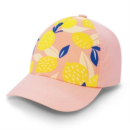 Jan & Jul UV Baseball Caps - Summer Citrus (M 6-24M)
