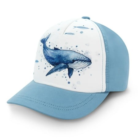 Jan & Jul UV Baseball Caps - Humpback Whale (M 6-24M)