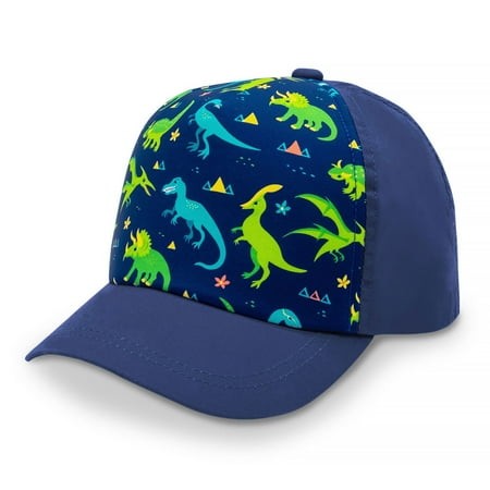 Jan & Jul UV Baseball Caps - Dinoland (M 6-24M)