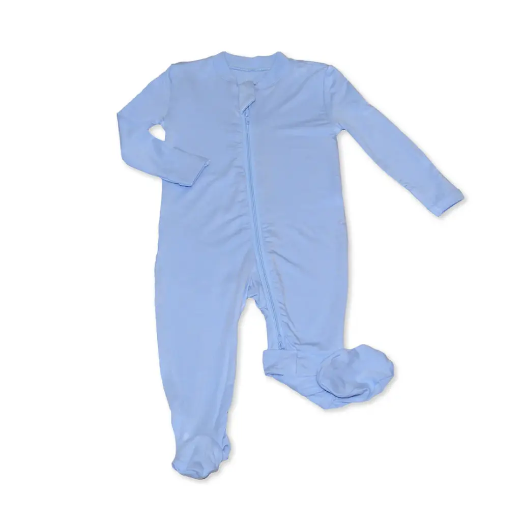 Silkberry Baby WF4580 Bamboo Footies with Two Way Zipper (Skydive) (0-3M)