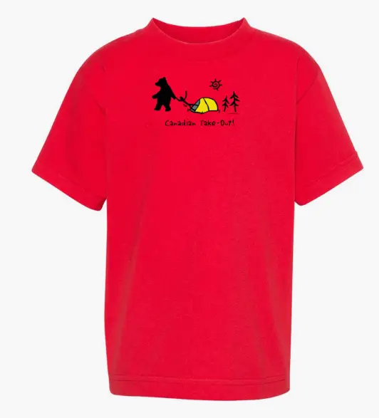 T-Shirt - GGS 2891  Canadian Take Out - Red (2y)