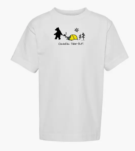 T-Shirt - GGS 2892  Canadian Take Out - White