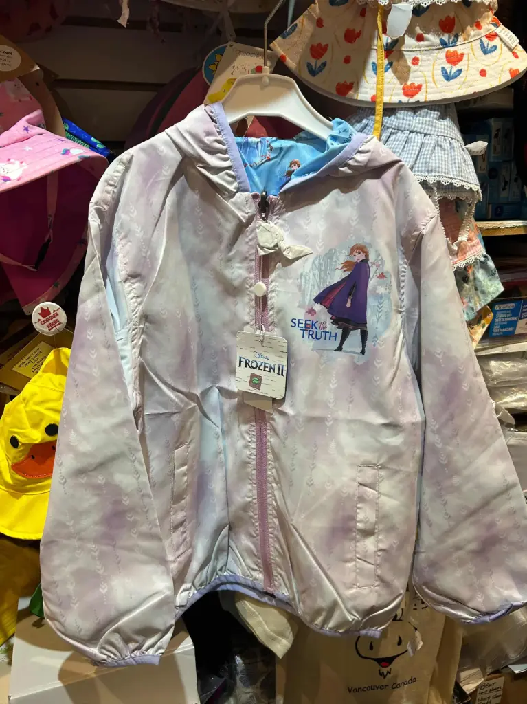 Minnie Disney Wind Jacket WBC1992FR Purple & Blue