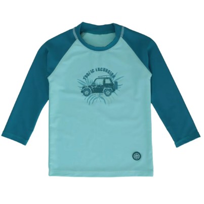Calikids Swim Long Sleeve Swim Top Jeep