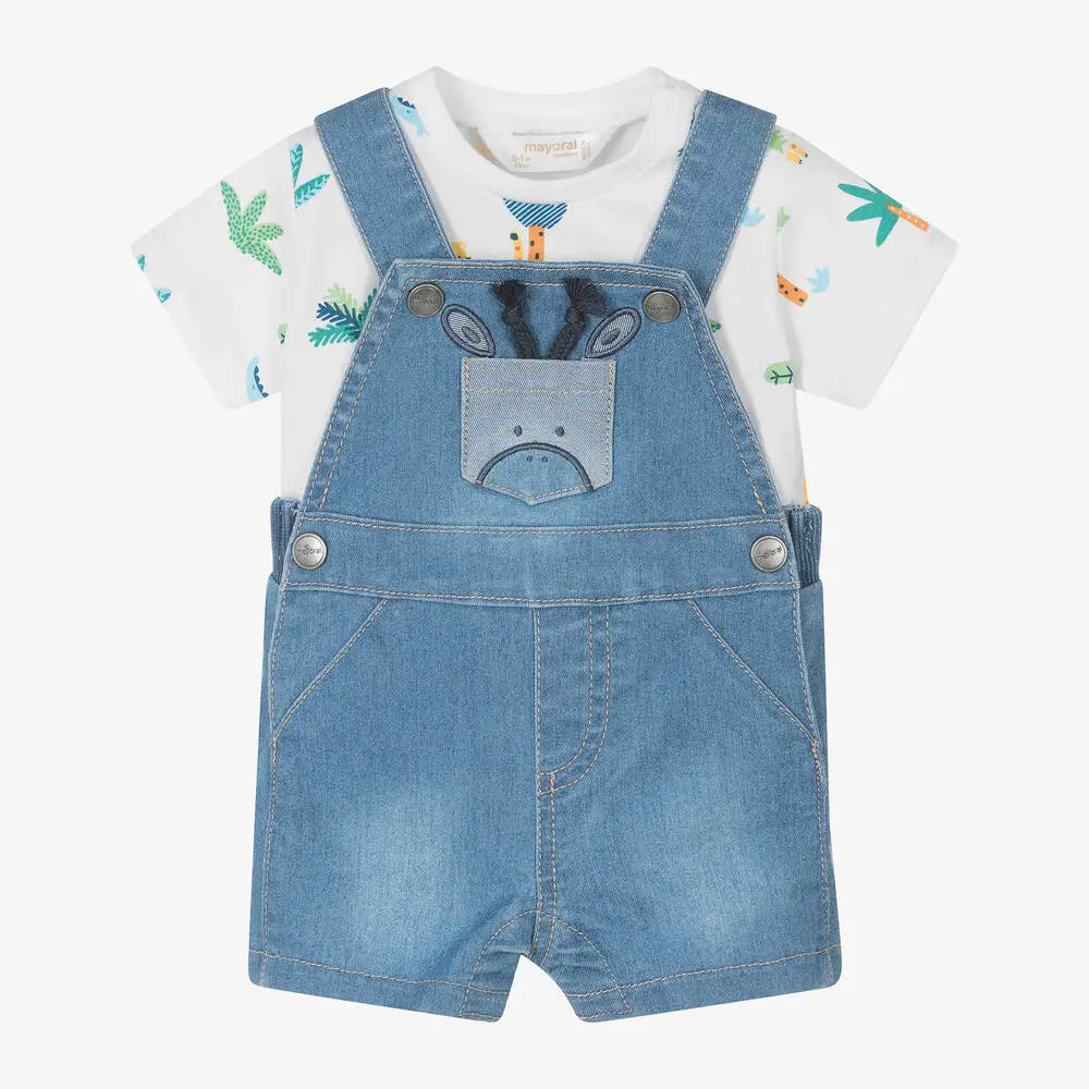 Mayoral Baby Set - Top & Overall 1624 - Nebulosa (2-4M)