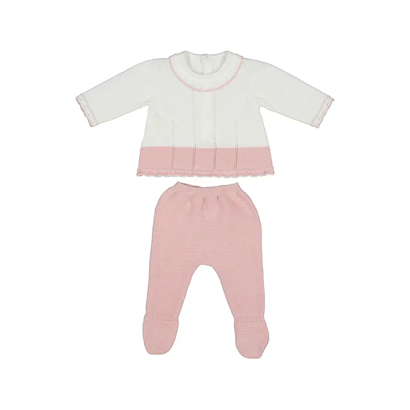 Mayoral Knit Leg Warmer Set- 1587 - Sakura (0-1M)