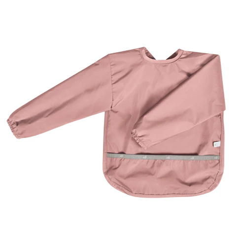 Perlimpinpin Bib With Sleeves  - Lotus (12-24M)