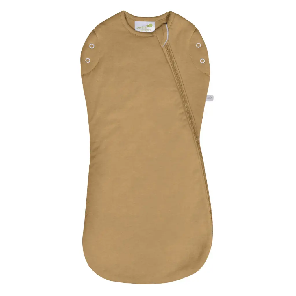 Perlimpinpin Bamboo Newborn Sleep Bag - Honey (1.0 tog) NB