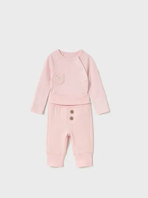 Mayoral Knit set Layette Girl 02638 - Baby Pink (2-4M)