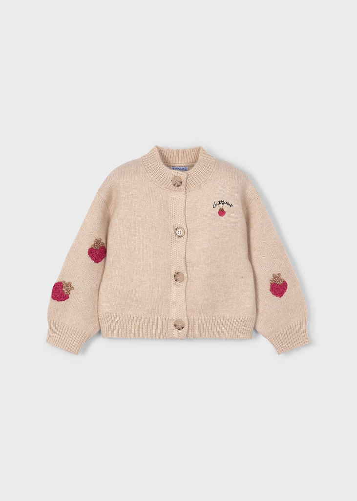 Mayoral Fantasy Knit Cardigan 04309 - Sesame