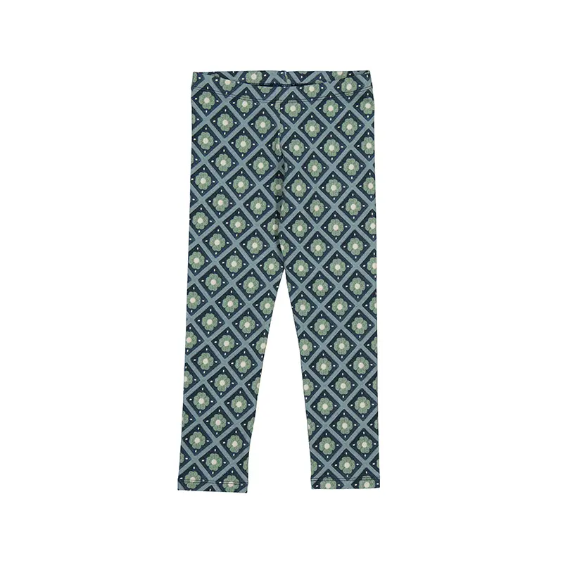 Mayoral Knit Printed Leggings 04716 - Petroleum (2Y)