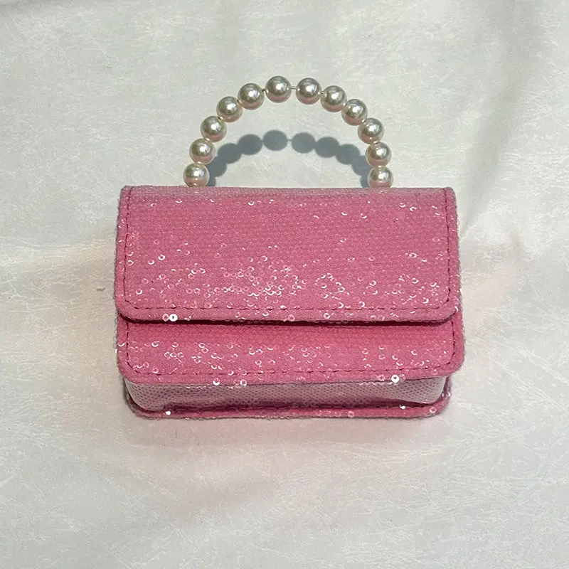 Berry Bags Crossbody Purse Shining Rectangle 1812 - Rose